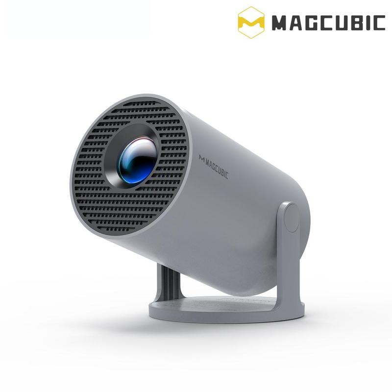 GLOBAL PICK Magcubic Portable Projector HY300 Pro, Android 11 Dual Wifi6 290ANSI Allwinner H713 BT5.4 1080P 1280*720P Projector, Multifunctional Projector for Home Cinema, Outdoor