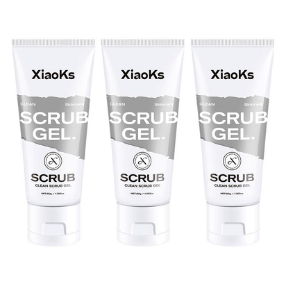[Buy One Get Two Free]Xiaoks Scrub Gel Exfoliating Facial Cleanser for All Skin Types - Gentle Aroma Deep Cleansing Moisturizing Radiant Skin Care Solution