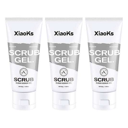 [Buy One Get Two Free]Xiaoks Scrub Gel Exfoliating Facial Cleanser for All Skin Types - Gentle Aroma Deep Cleansing Moisturizing Radiant Skin Care Solution