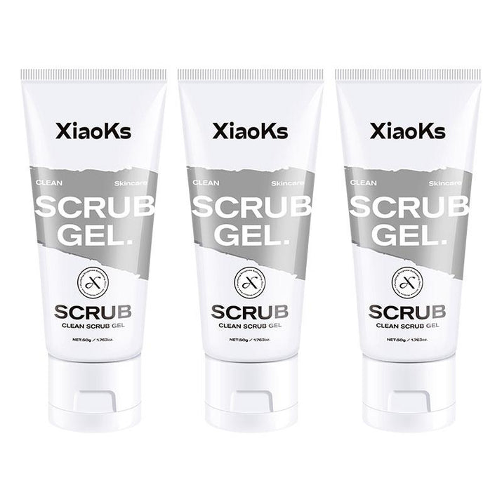 [Buy One Get Two Free]Xiaoks Scrub Gel Exfoliating Facial Cleanser for All Skin Types - Gentle Aroma Deep Cleansing Moisturizing Radiant Skin Care Solution
