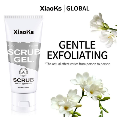[Buy One Get Two Free]Xiaoks Scrub Gel Exfoliating Facial Cleanser for All Skin Types - Gentle Aroma Deep Cleansing Moisturizing Radiant Skin Care Solution