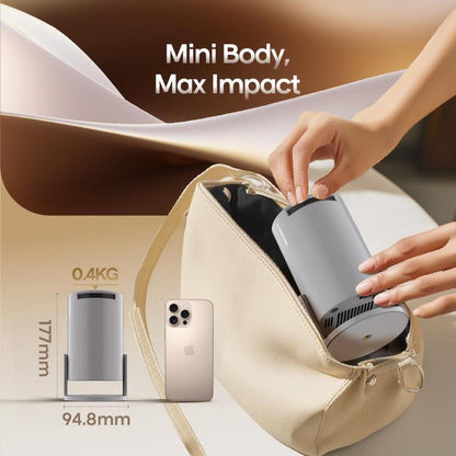 GLOBAL PICK Magcubic Portable Projector HY300 Pro, Android 11 Dual Wifi6 290ANSI Allwinner H713 BT5.4 1080P 1280*720P Projector, Multifunctional Projector for Home Cinema, Outdoor