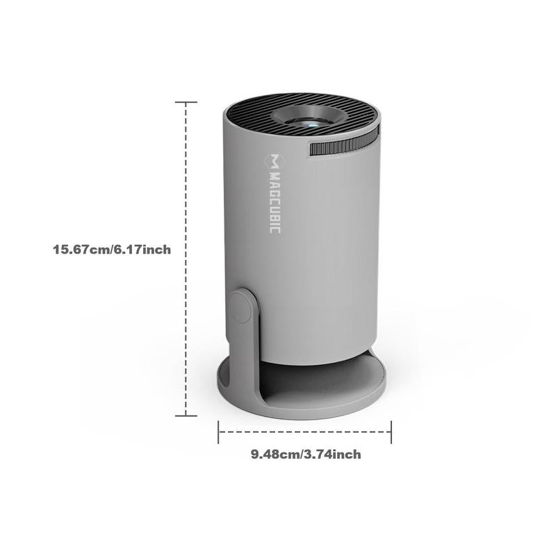 GLOBAL PICK Magcubic Portable Projector HY300 Pro, Android 11 Dual Wifi6 290ANSI Allwinner H713 BT5.4 1080P 1280*720P Projector, Multifunctional Projector for Home Cinema, Outdoor